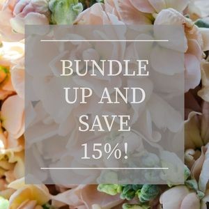 15% off bundles of 2 or more! ✨